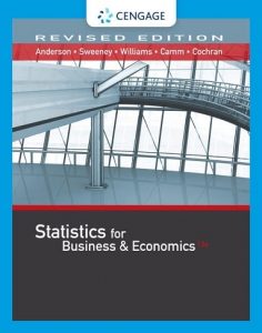 Statistics for Business and Economics 13th edition David Anderson, Dennis Sweeney