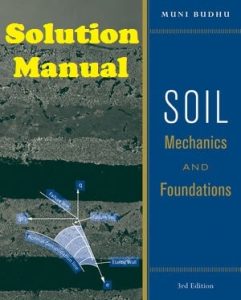 Solution Manual Soil Mechanics and Foundations 3rd edition Muni Budhu