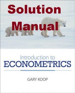 Gary Koop Introduction to Econometrics Solution Manual
