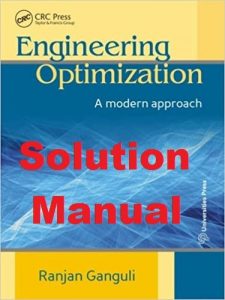Solution Manual Engineering Optimization Ranjan Ganguli
