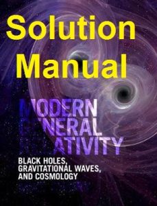 Solution Manual Modern General Relativity Mike Guidry