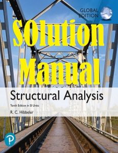 Solution Manual for Structural Analysis 10th Edition in SI Units by Russell Hibbeler
