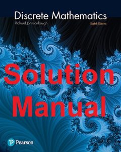 Solution Manual Discrete Mathematics 8th Edition Richard Johnsonbaugh