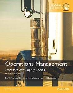 Operations Management 11th Global Edition Krajewski and Ritzman