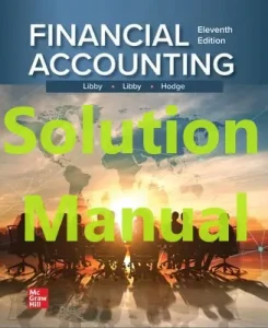 Solution Manual for Financial Accounting 11th Edition Robert Libby Patricia Libby Frank Hodge