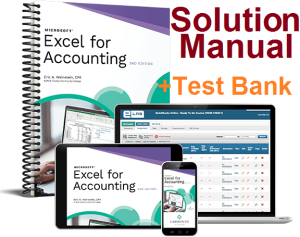 Solution Manual Microsoft Excel for Accounting 2nd edition Eric Weinstein