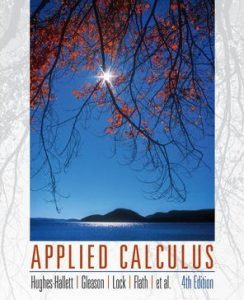 Hughes-Hallett Applied Calculus 4th edition Download