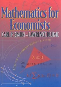 Mathematics for economists - Carl Simon, Lawrence Blume