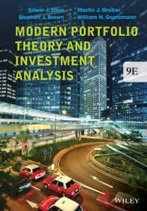 Elton Gruber Modern Portfolio Theory and Investment Analysis 9th Edition Download