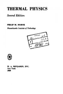 Thermal Physics - Philip McCord Morse - 455dj15mb